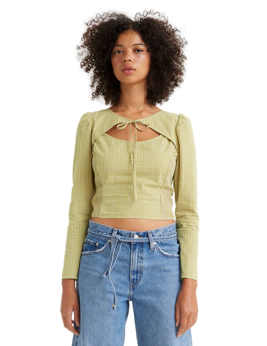 Blusa Levi's manga larga para mujer