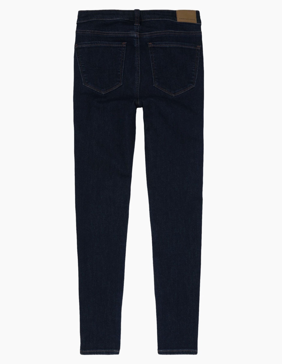 Jeans skinny corte cintura para mujer 4