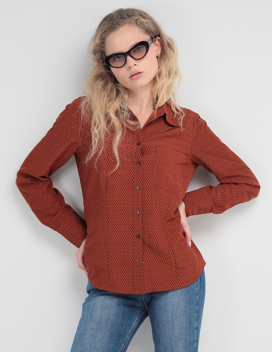 Blusa Levi's manga larga para mujer