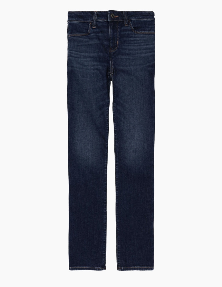 Jeans regular skinny fit corte media cintura para mujer 3