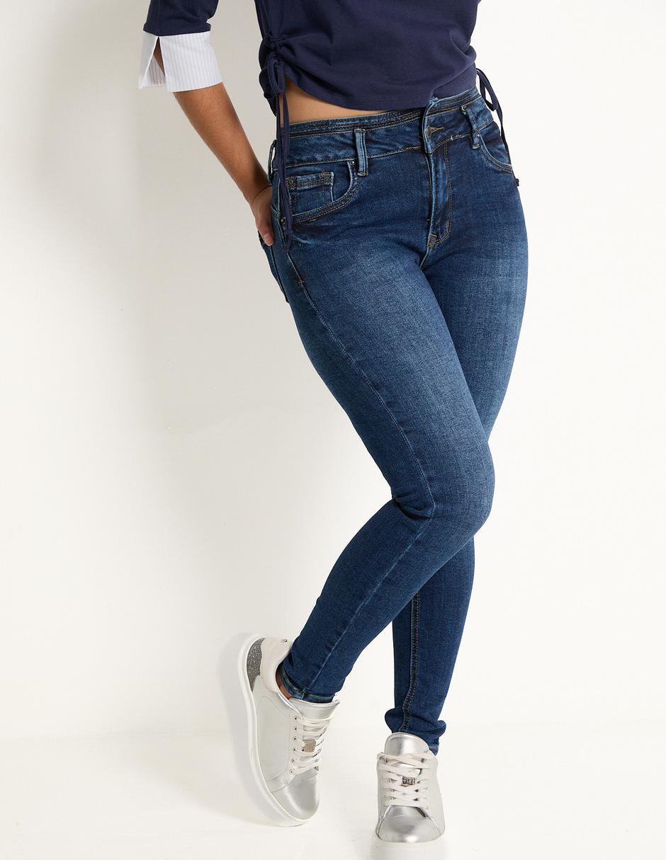 Jeans skinny NYD corte cintura alta para mujer