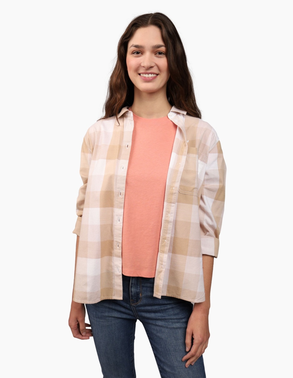 Blusa American Eagle manga larga para mujer