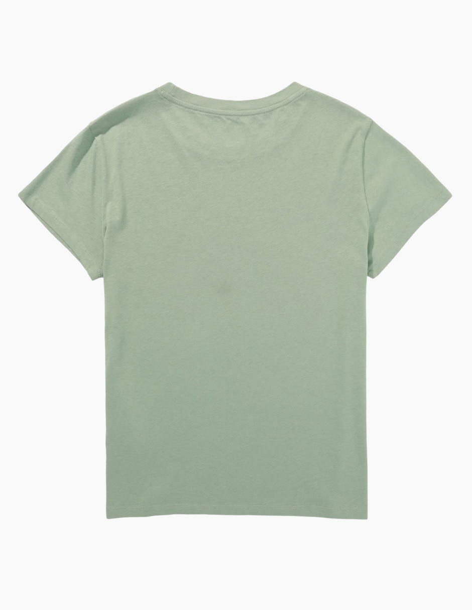 Playera manga corta American Eagle Value Branded T-Shirt cuello redondo para mujer
