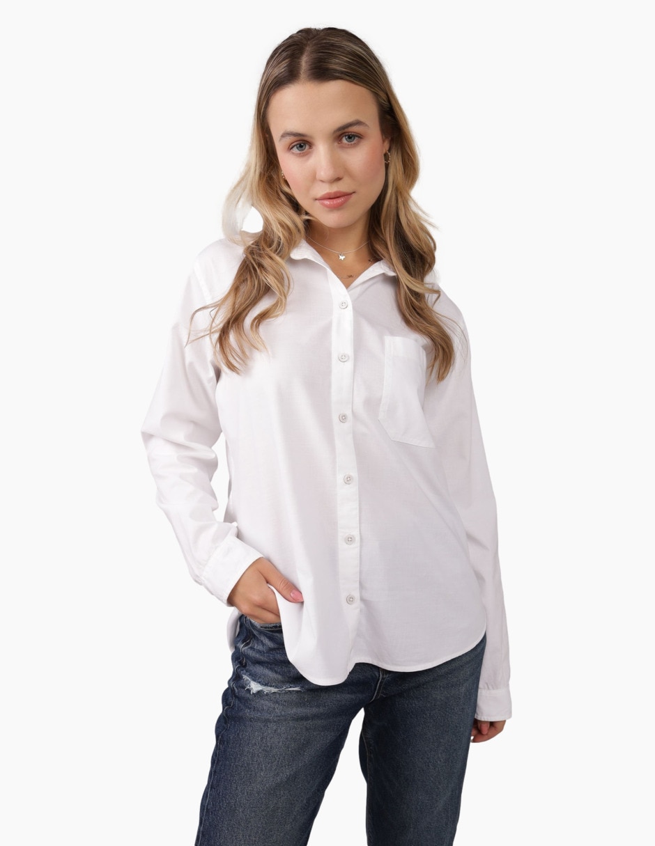 Blusa American Eagle manga larga para mujer