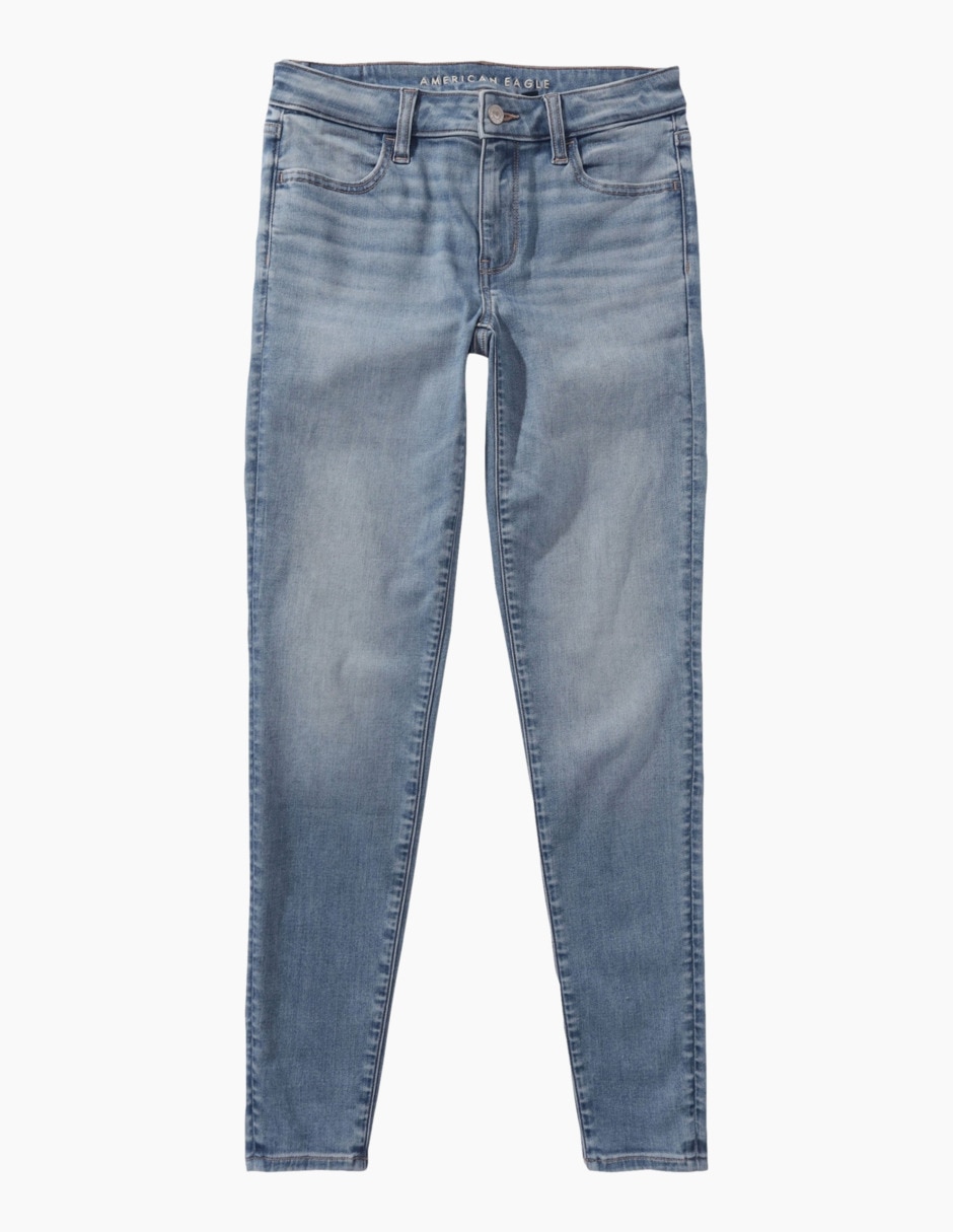 Jeans skinny American Eagle corte cintura para mujer