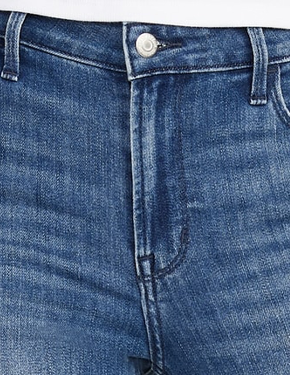 Jeans ultra skinny corte media cintura para mujer 2