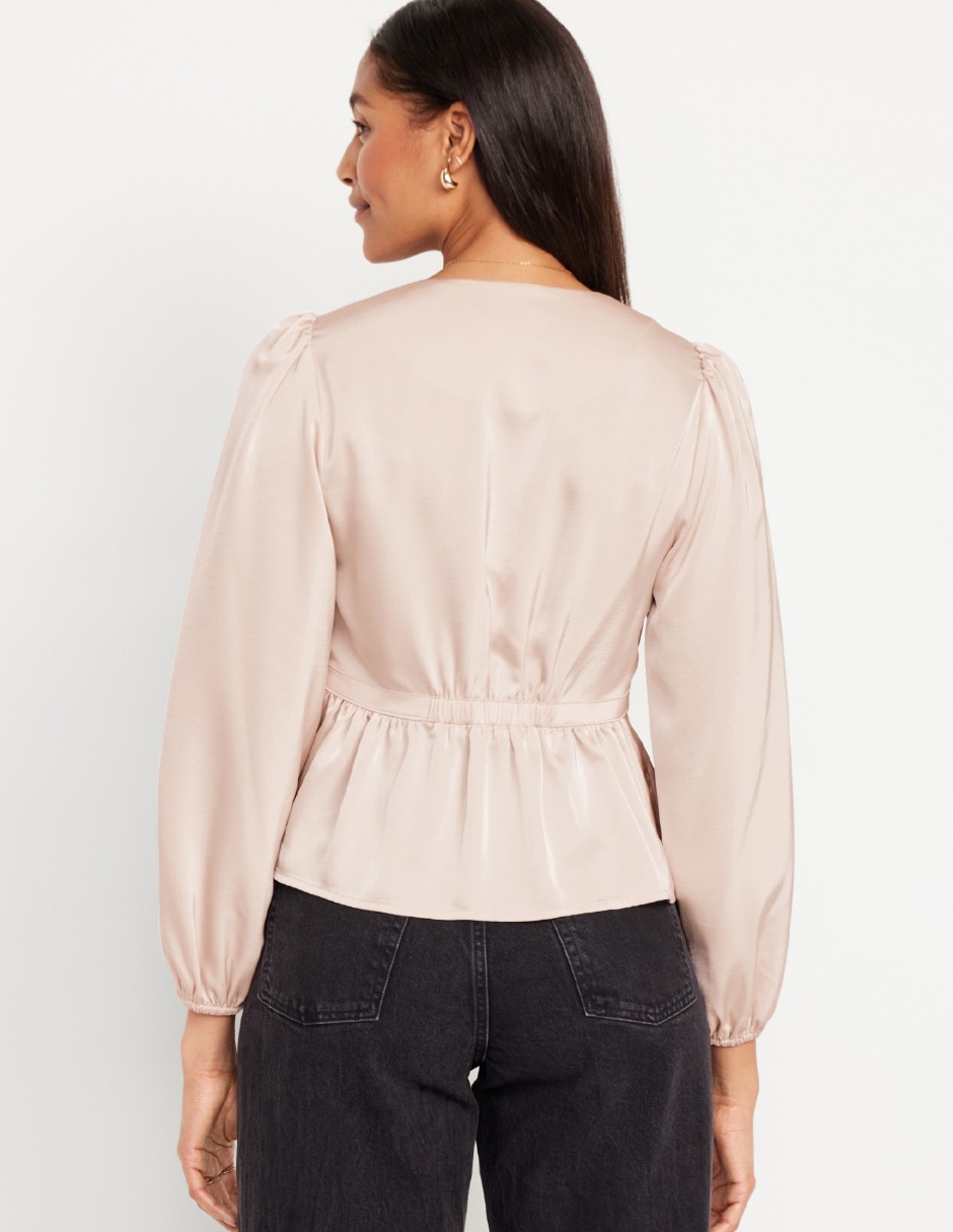 Blusa Old Navy manga larga para mujer