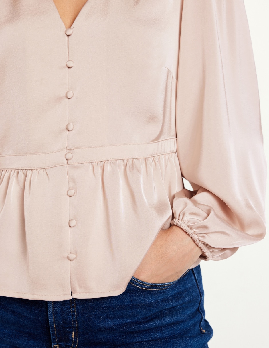 Blusa Old Navy manga larga para mujer