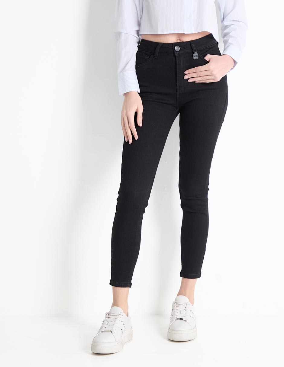 Jeans skinny corte cintura para mujer Jeans skinny corte cintura para mujer