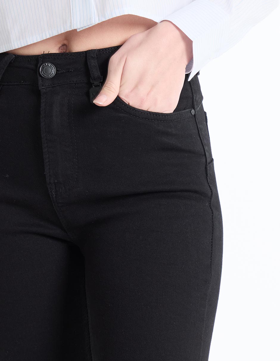 Jeans skinny corte cintura para mujer 4