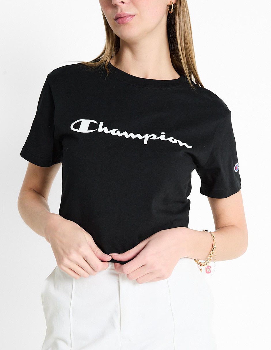 Playera manga corta cuello redondo mujer 3