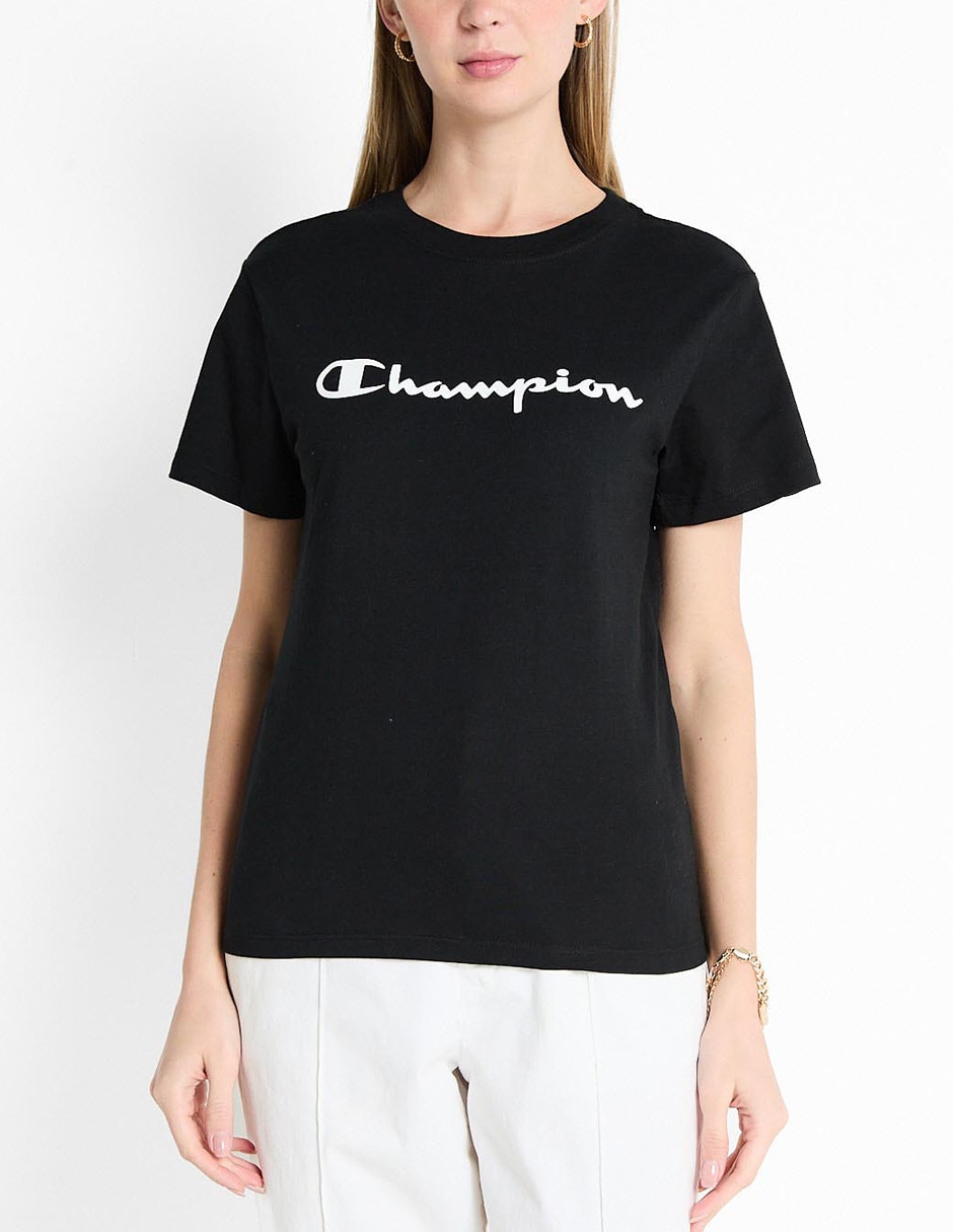 Playera manga corta cuello redondo mujer 2