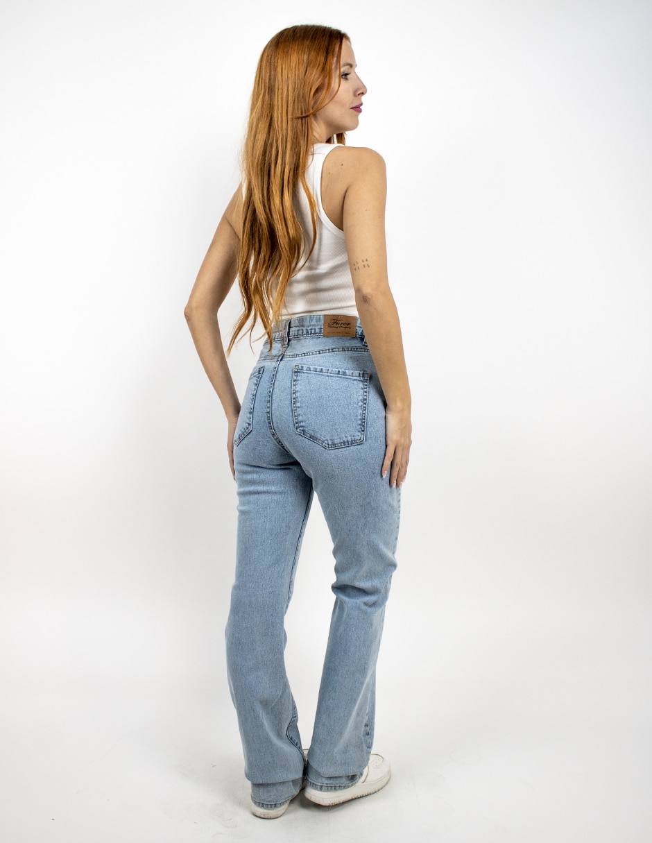 Jeans straight 2503 para mujer 4