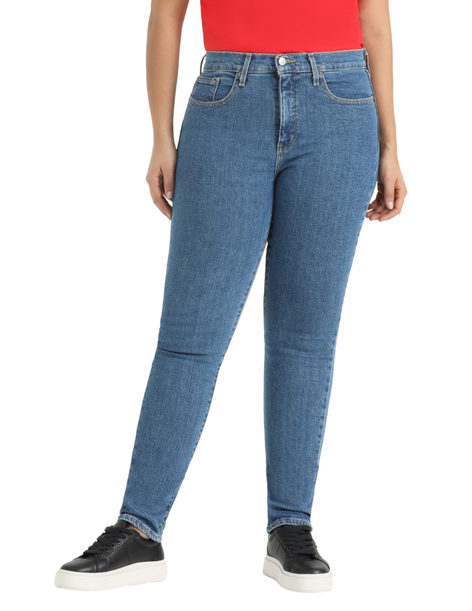 Jeans Levi's skinny corte media cintura para mujer