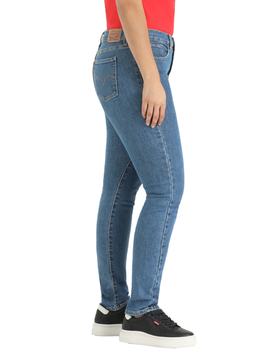 Jeans Levi's skinny corte media cintura para mujer