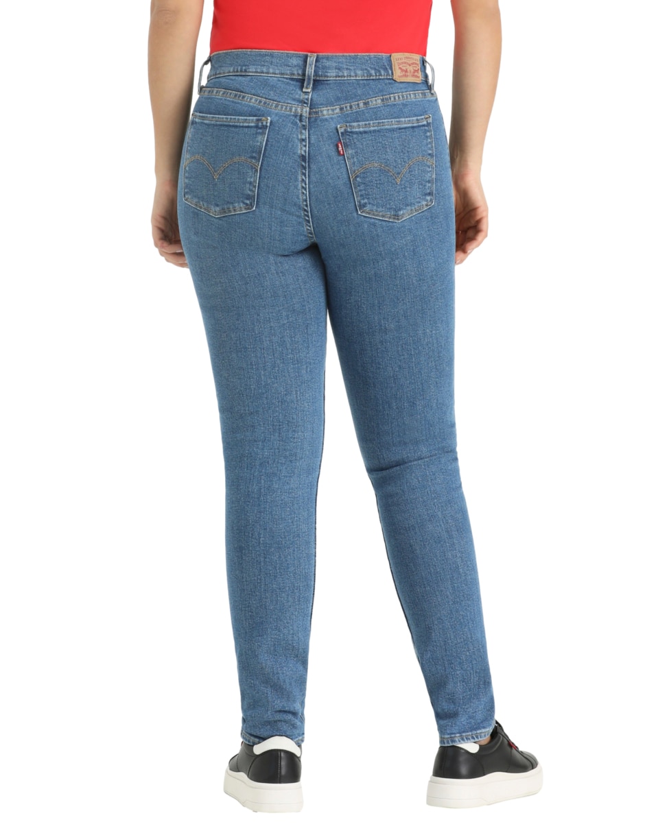 Jeans Levi's skinny corte media cintura para mujer