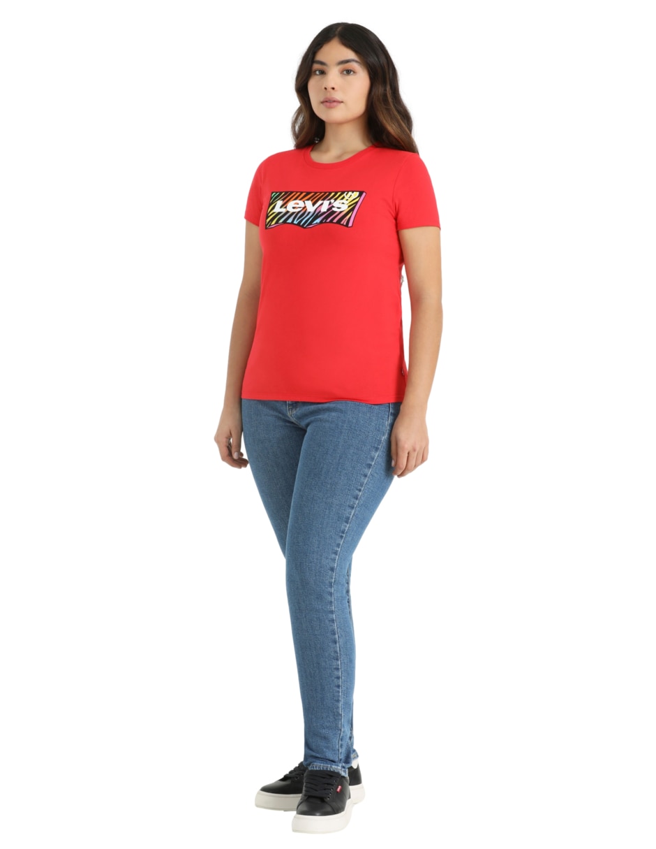Jeans Levi's skinny corte media cintura para mujer