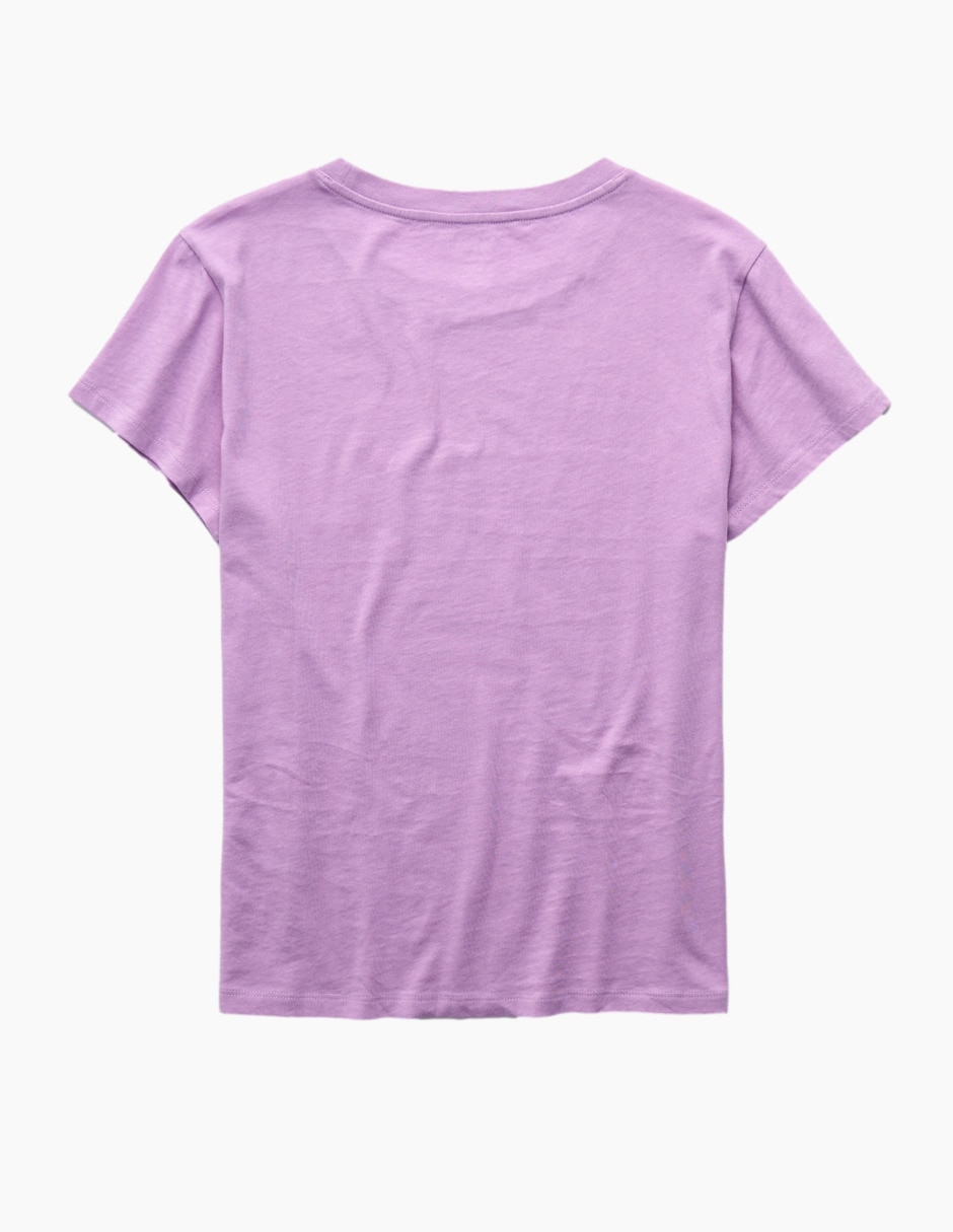 Playera manga corta American Eagle cuello redondo prara mujer