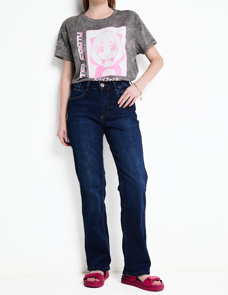Jeans slim corte cintura alta para mujer Jeans slim corte cintura alta para mujer