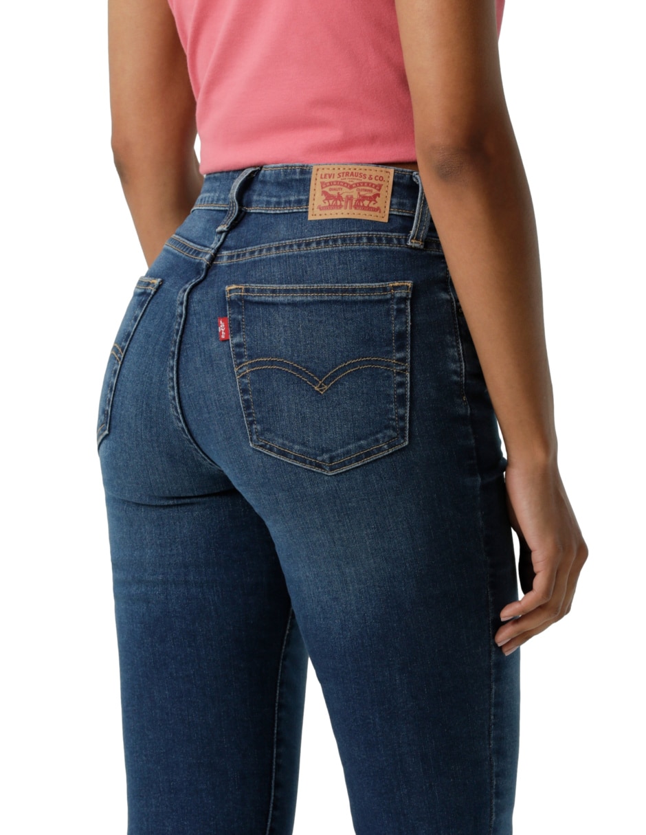 Jeans skinny 721 corte cintura alta para mujer 4