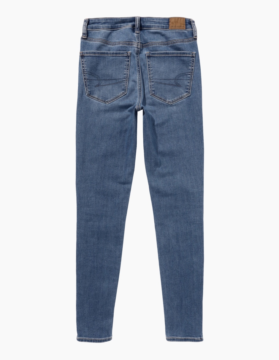 Jeans regular skinny Hi-Rise Jegging corte cintura alta para mujer 2