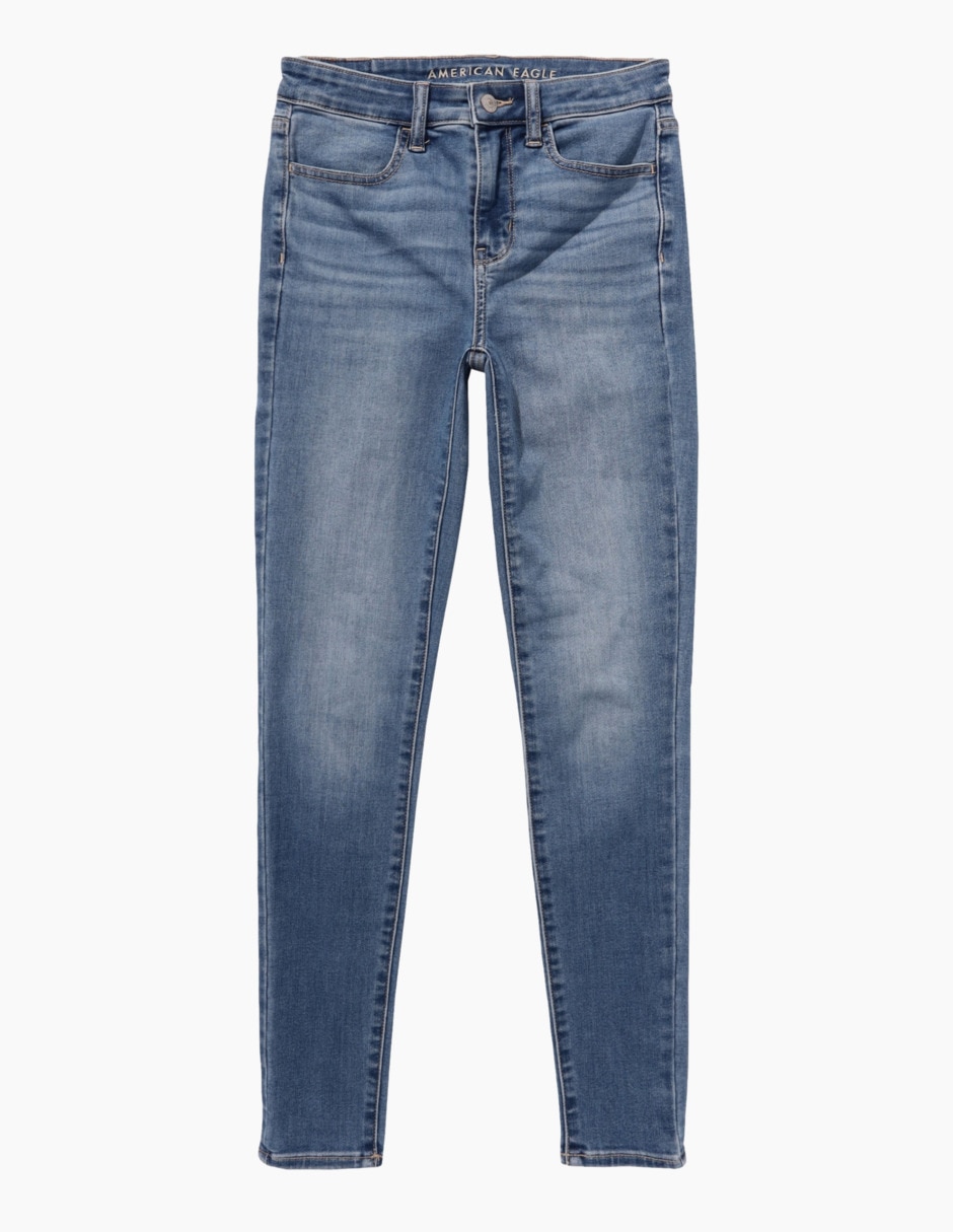 Jeans regular skinny Hi-Rise Jegging corte cintura alta para mujer 3