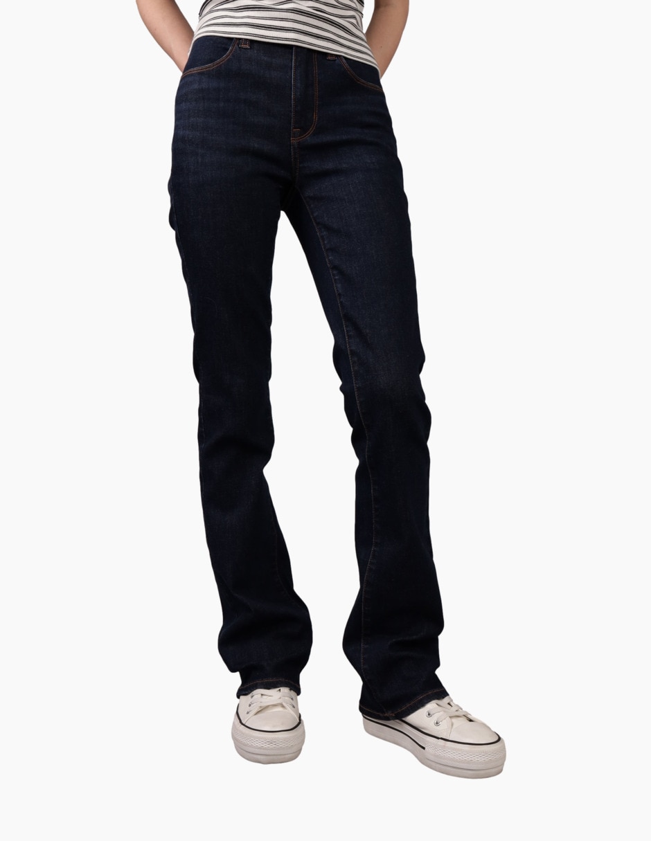 Jeans bota American Eagle High-Rise Skinny Kick corte cintura alta para mujer