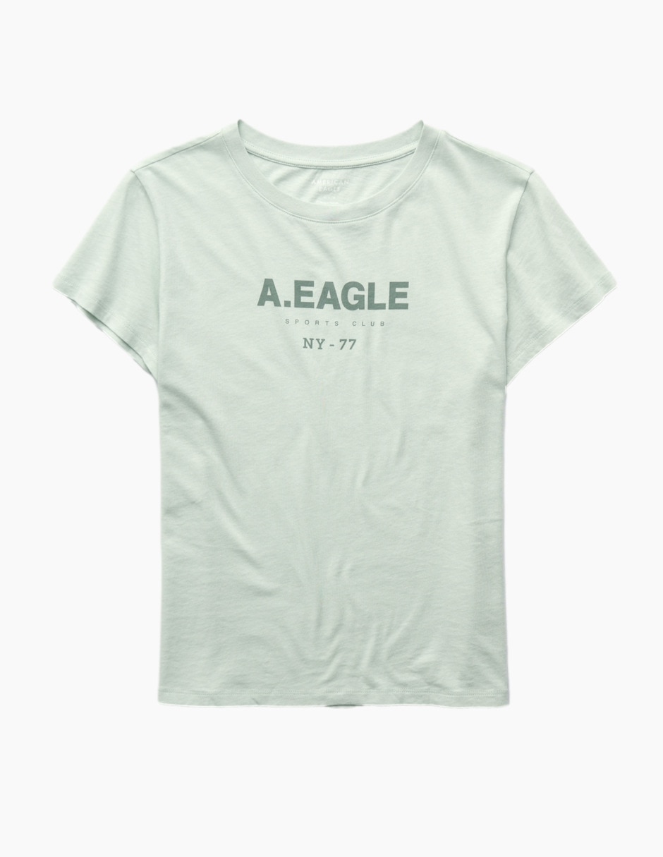 Playera manga corta American Eagle cuello redondo para mujer