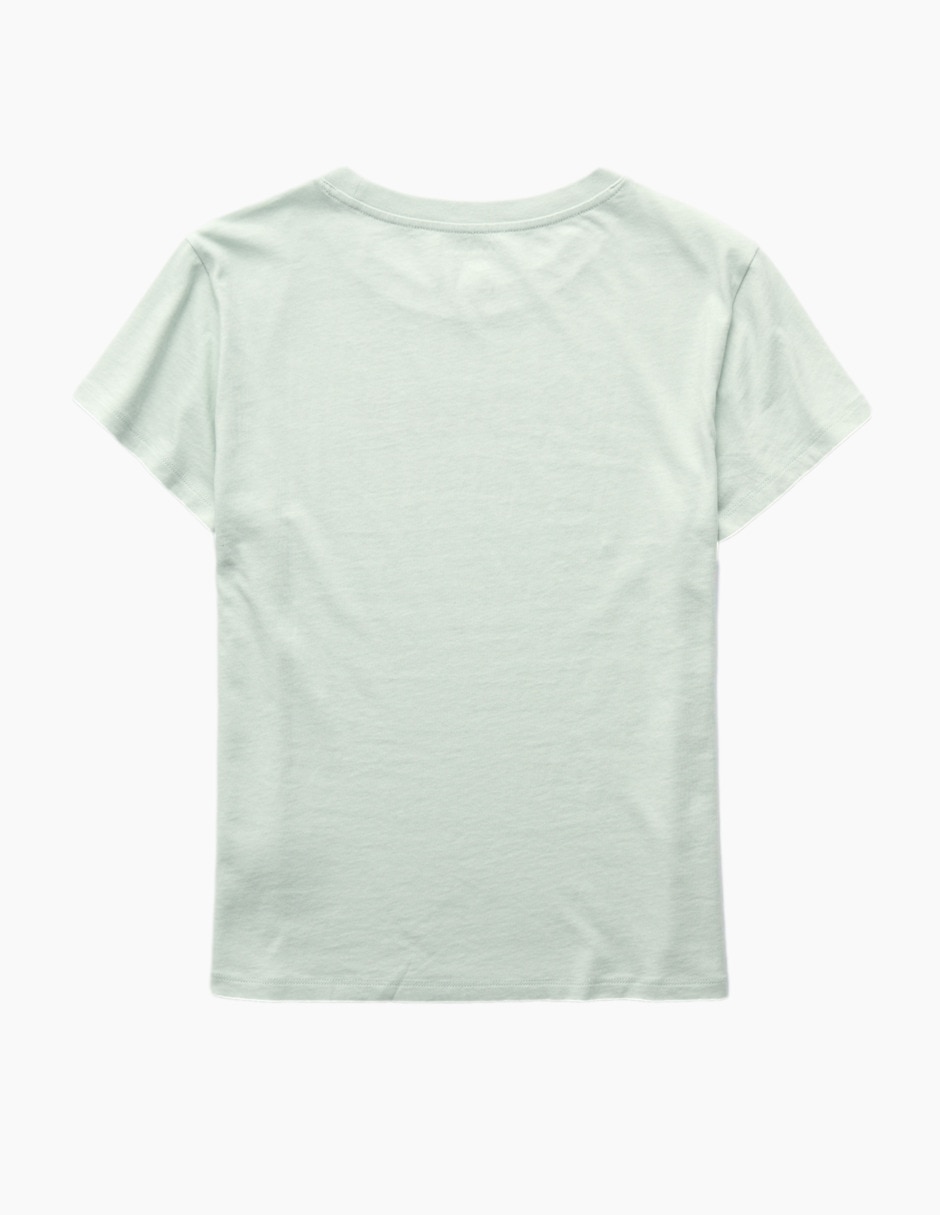 Playera manga corta American Eagle cuello redondo para mujer