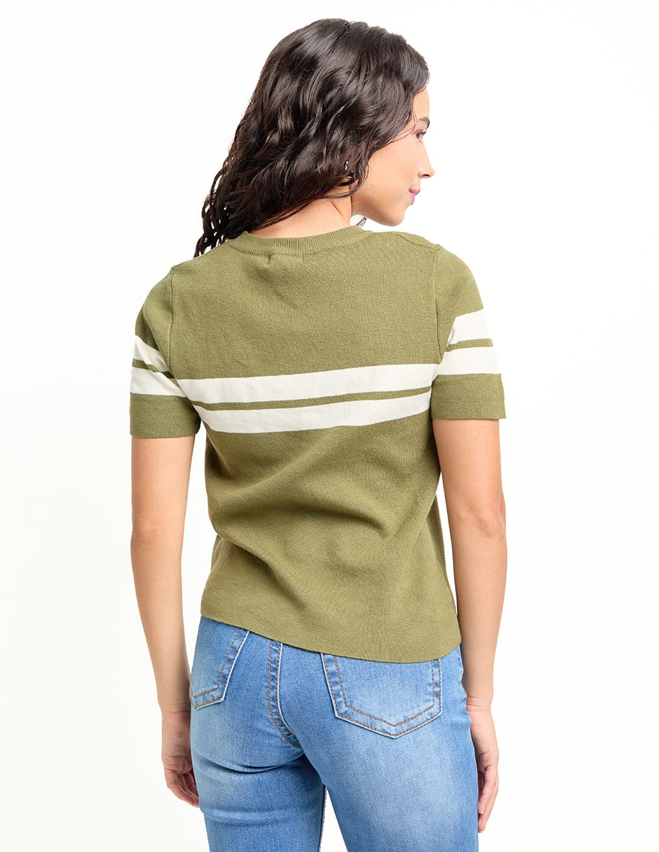Jeans straight NDY corte cintura para mujer 3