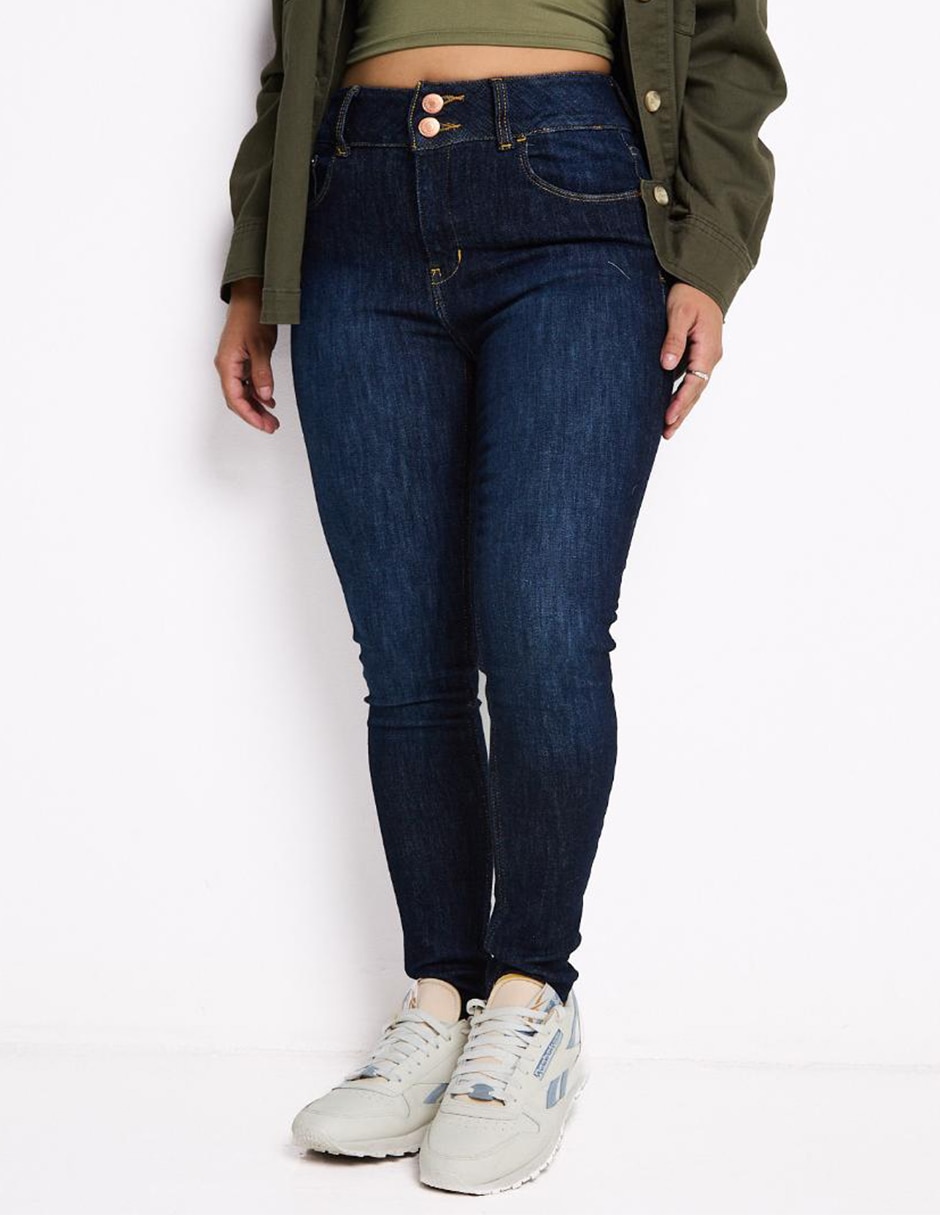 Jeans ultra skinny corte cintura alta para mujer Jeans ultra skinny corte cintura alta para mujer