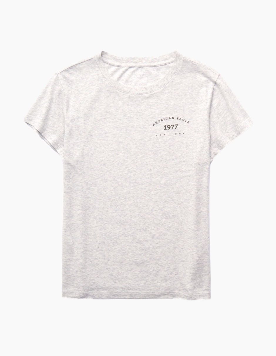 Playera manga corta American Eagle cuello redondo para mujer
