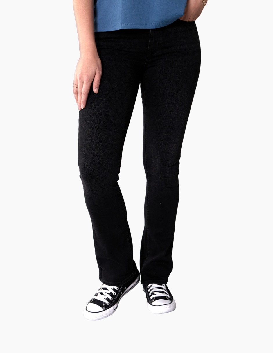 Jeans bota corte cintura alta para mujer Jeans bota corte cintura alta para mujer