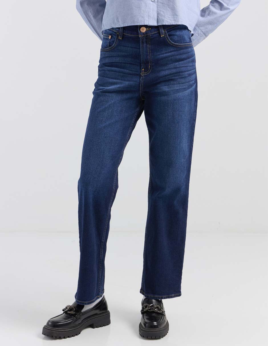 Jeans straight Oggi para mujer