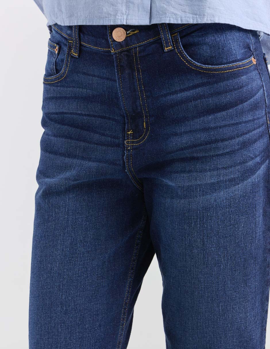 Jeans straight Oggi para mujer