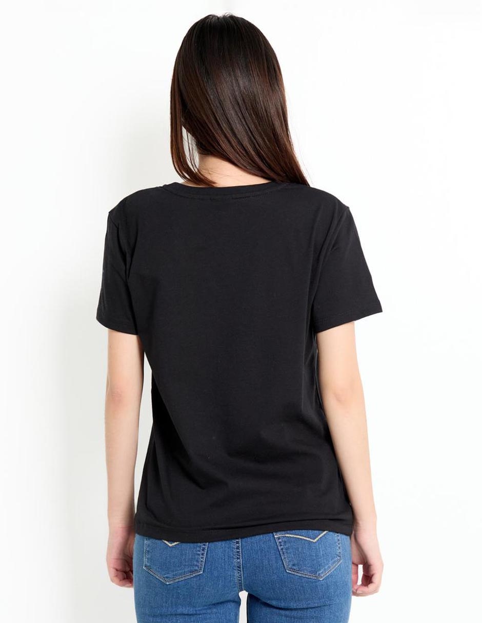 Playera manga corta Oggi cuello redondo para mujer