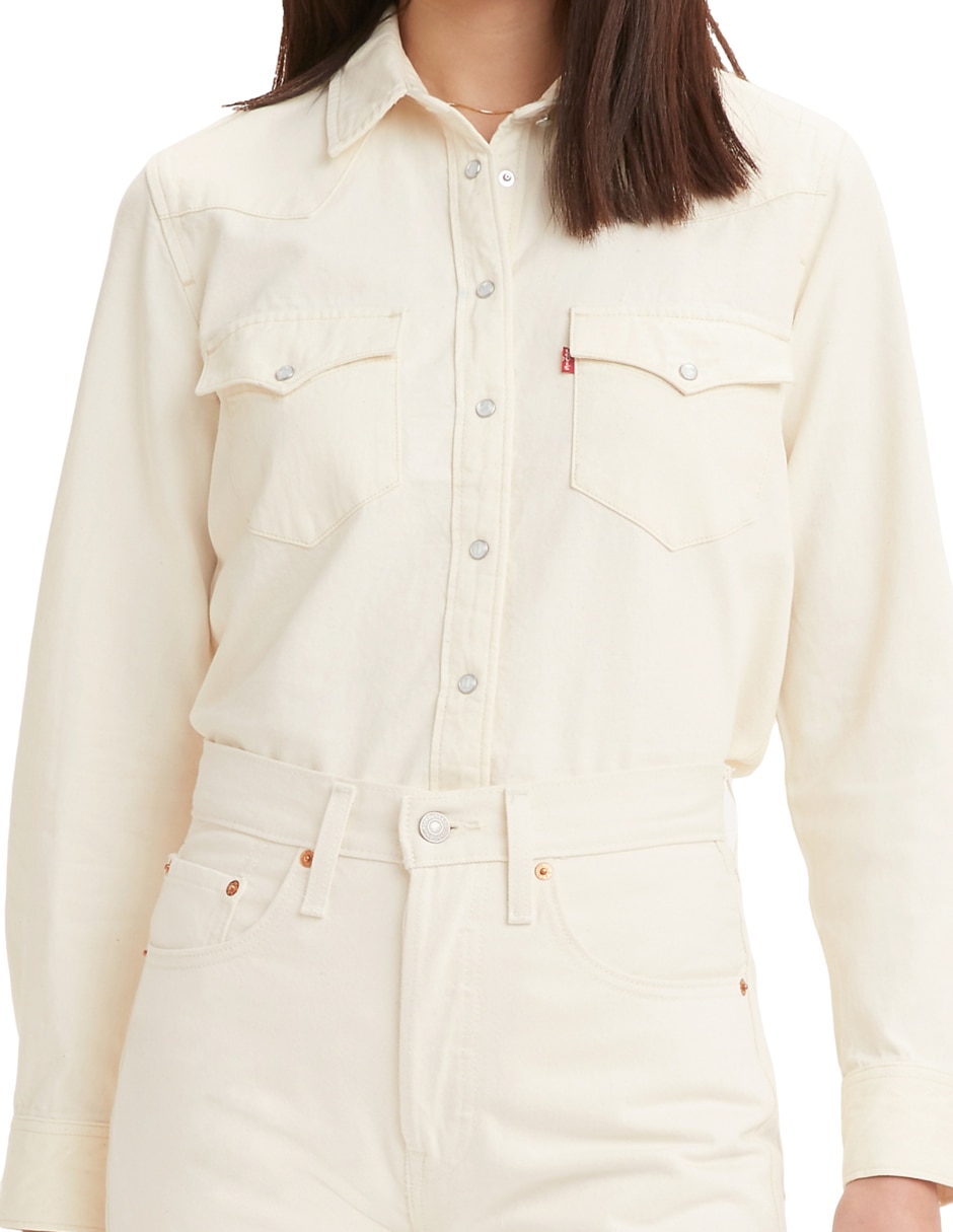 Blusa Levi's manga larga para mujer 2