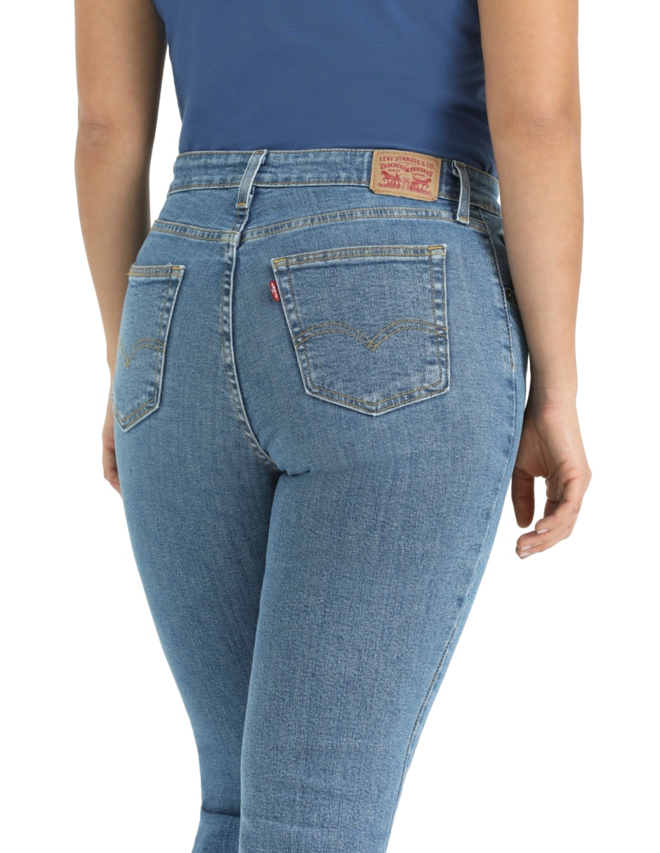 Jeans slim Levi's corte cintura para mujer