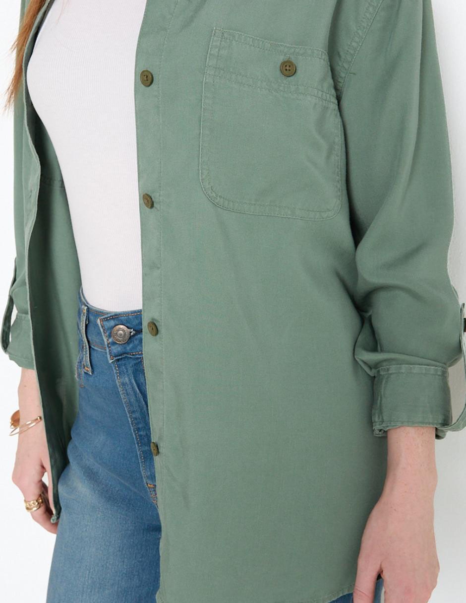 Blusa American Eagle manga larga para mujer