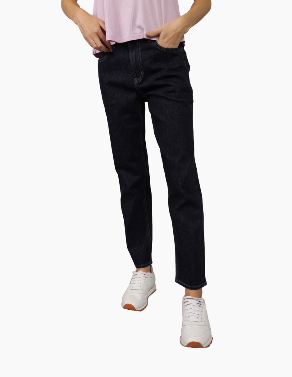 Jeans straight Super Hi-Rise Ankle Straight corte cintura alta para mujer Jeans straight Super Hi-Rise Ankle Straight corte cintura alta para mujer
