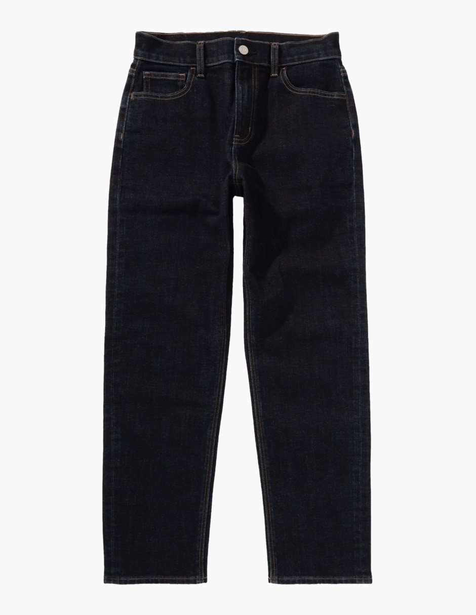 Jeans straight Super Hi-Rise Ankle Straight corte cintura alta para mujer 3