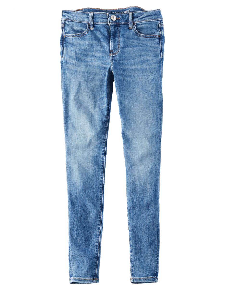 Jeans skinny American Eagle corte cintura para mujer