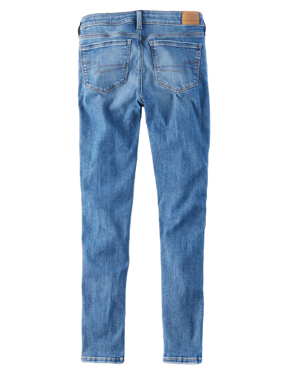 Jeans skinny American Eagle corte cintura para mujer