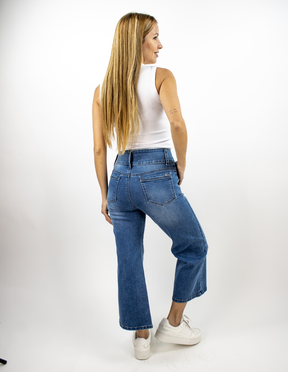 Jeans wide leg para mujer 4