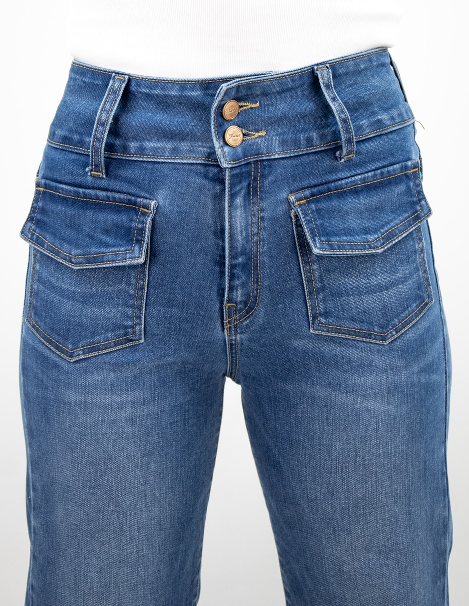 Jeans wide leg para mujer 2