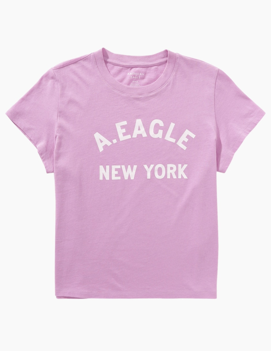Playera manga corta American Eagle cuello redondo para mujer