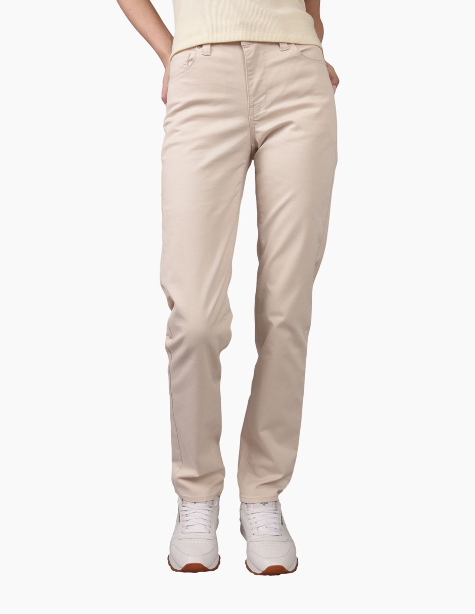 Jeans skinny corte cintura para mujer