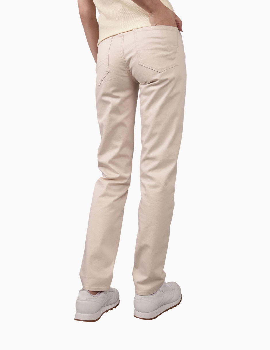 Jeans skinny corte cintura para mujer 4