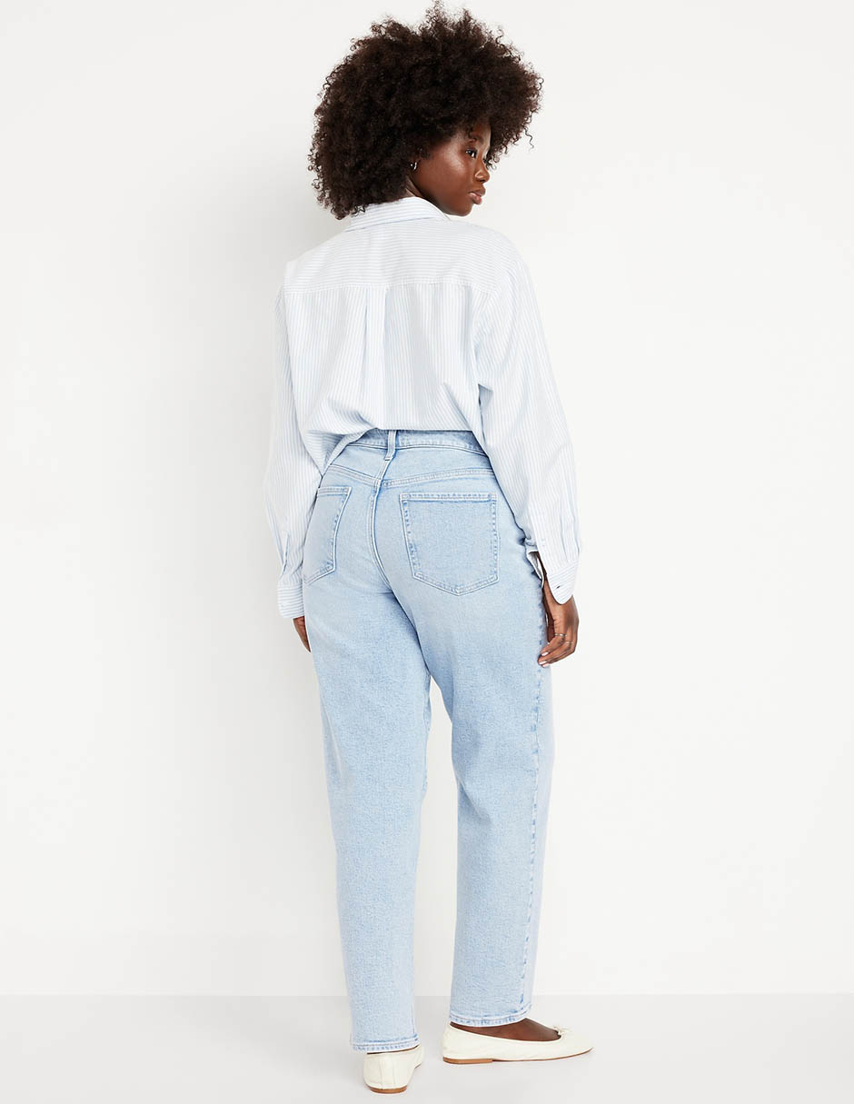 Jeans loose 693680-000 corte cintura para mujer 2