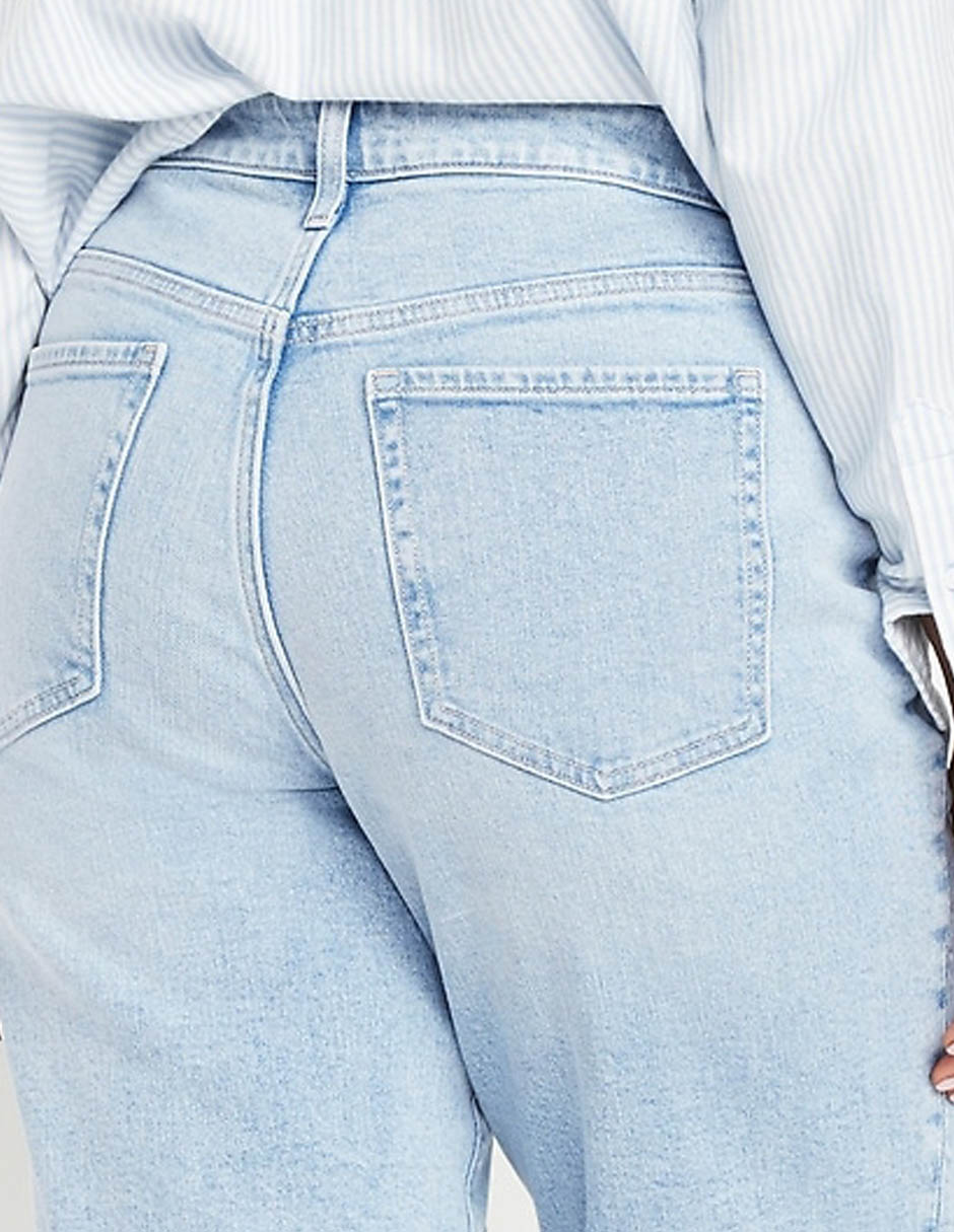 Jeans loose 693680-000 corte cintura para mujer 3